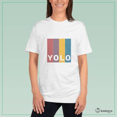 تی شرت زنانه YOLO