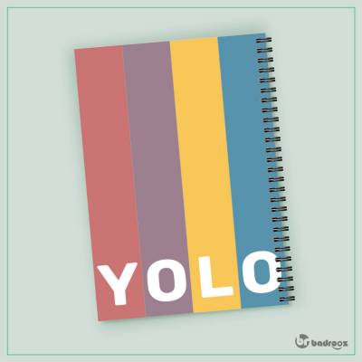 دفتر یادداشت YOLO