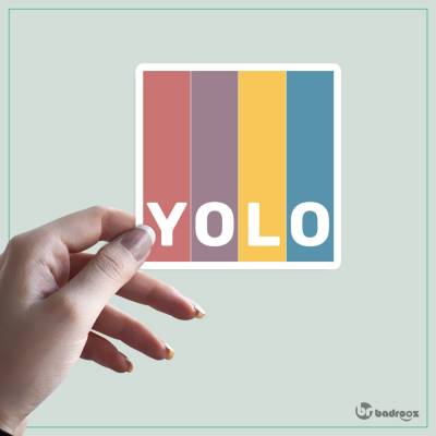 استیکر و برچسب YOLO