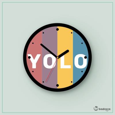 ساعت دیواری  YOLO