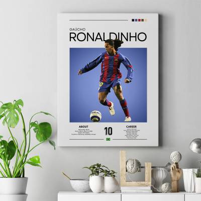 تابلو کنواس (بوم) رونالدینیو1- Ronaldinho