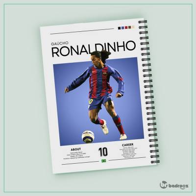 دفتر یادداشت رونالدینیو1- Ronaldinho