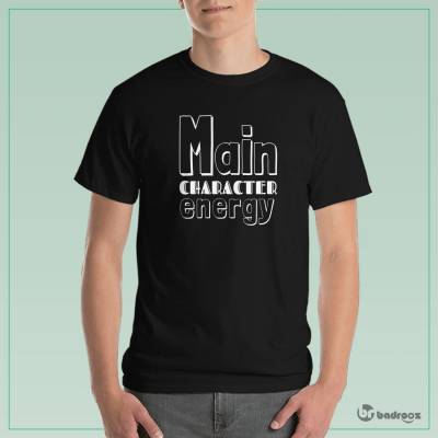 تی شرت مردانه Main Character Energy