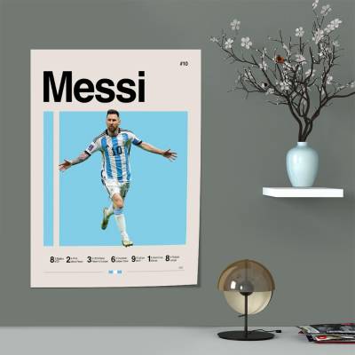 پوستر سیلک لیونل مسی - Lionel Messi