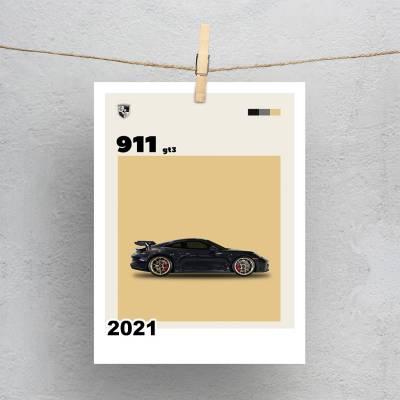 پولاروید(فتوکارت)  پورشه 911 - Porsche 911