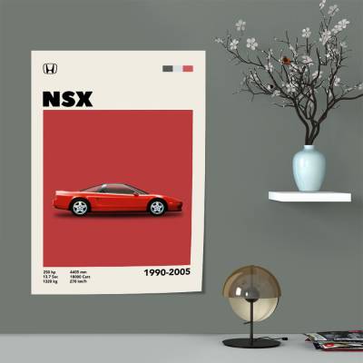 پوستر سیلک هوندا - Honda NSX