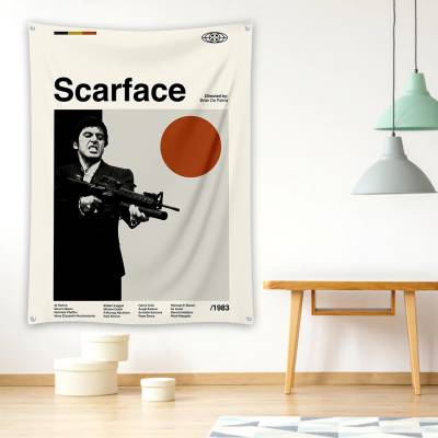 دراپ بنر صورت‌زخمی - Scarface