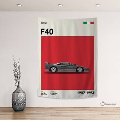 بک دراپ فراری - Ferrari F40