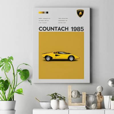 تابلو کنواس (بوم) لامبورگینی - Lamborghini V12