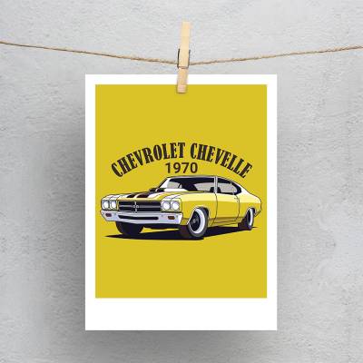 پولاروید(فتوکارت)  شورلت شول - Chevrolet Chevelle