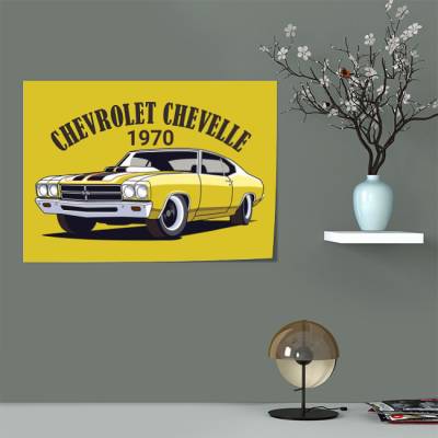 پوستر سیلک  شورلت شول - Chevrolet Chevelle