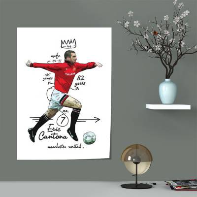 پوستر سیلک اریک کانتونا -  Eric Cantona