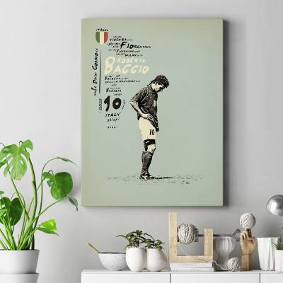 تابلو کنواس (بوم) روبرتو باجو - Roberto Baggio 2