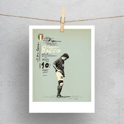 پولاروید(فتوکارت) روبرتو باجو - Roberto Baggio 2
