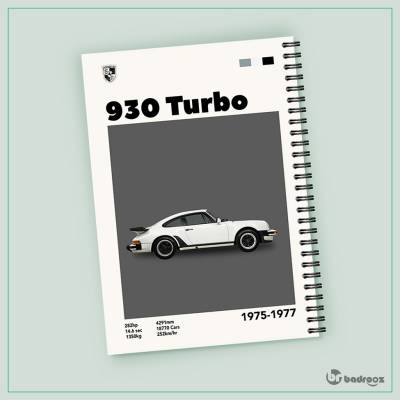 دفتر یادداشت پورش  - Porsche 930 Turbo