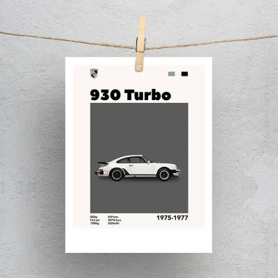 پولاروید(فتوکارت) پورش  - Porsche 930 Turbo