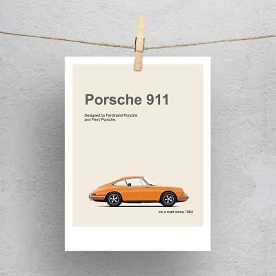 پولاروید(فتوکارت) پورش  - Porsche 911 