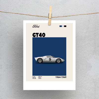 پولاروید(فتوکارت) فورد - Ford GT40