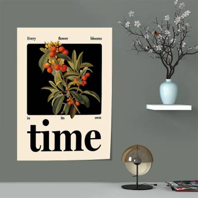 پوستر سیلک Time