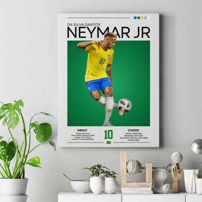 تابلو کنواس (بوم) نیمار جونیور 2- Neymar JR