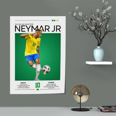 پوستر سیلک نیمار جونیور 2- Neymar JR