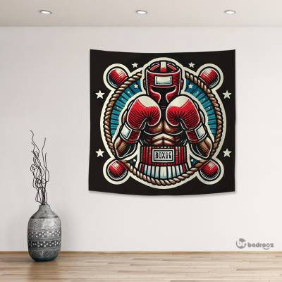 بک دراپ مربع بوکسور