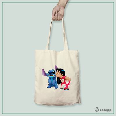 کیف خرید کتان (توت بگ) استیچ  11 - Stitch