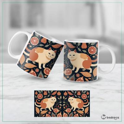 ماگ  گربه ی پاییز