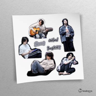 پک استیکر  Suga Tour 4