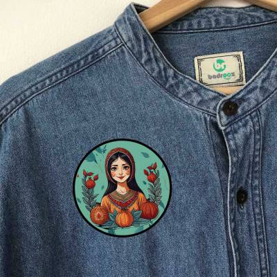 پچ حرارتی (برچسب لباس) دخترک یلدا