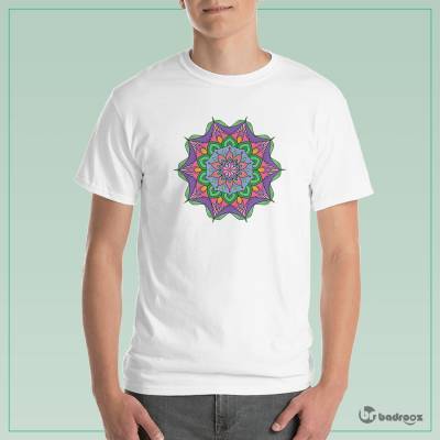 تی شرت مردانه ماندالارنگی0 بدون بک گراند