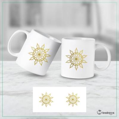 ماگ  ماندالا طلایی