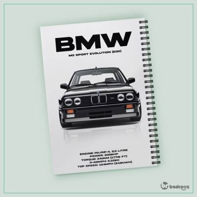 دفتر یادداشت ب‌ ام‌ و - BMW 3 Series E30