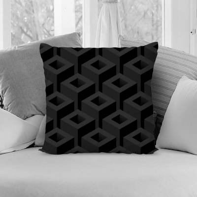کوسن  Isometric Cube (Black)