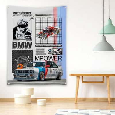 دراپ بنر بی ام‌ و - BMW M3  E30