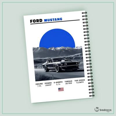 دفتر یادداشت فورد موستانگ - 1969 Ford Mustang