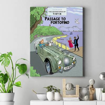 تابلو کنواس (بوم) تن تن - TinTin 29