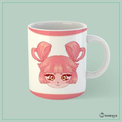 ماگ  pink girl 