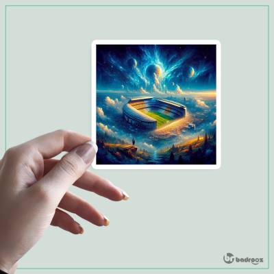 استیکر و برچسب رویای فوتبالی