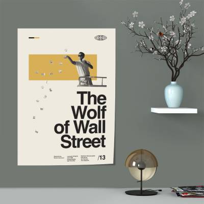 پوستر سیلک گرگ وال استریت - The Wolf of Wall Street