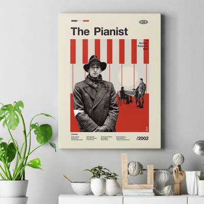 تابلو کنواس (بوم) پیانیست - The Pianist