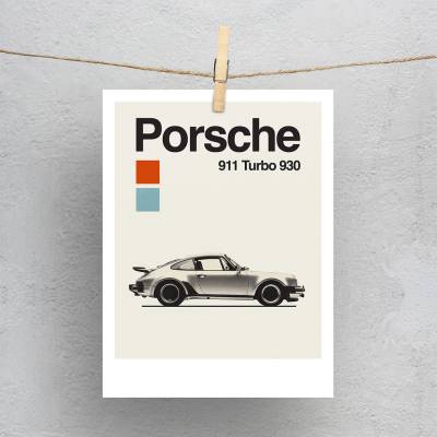 پولاروید(فتوکارت) پورشه  -   Porsche 911 Turbo 930