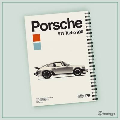 دفتر یادداشت پورشه  -   Porsche 911 Turbo 930