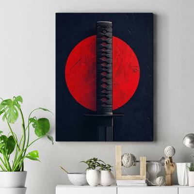 تابلو کنواس (بوم)  سامورایی - Samurai