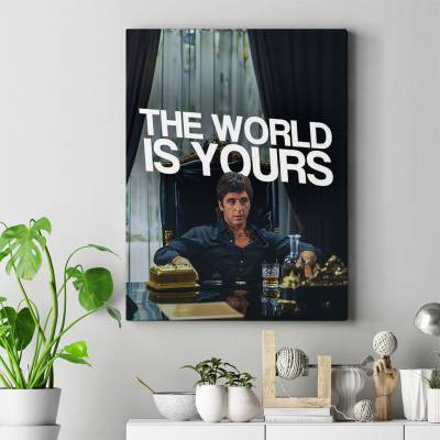 تابلو کنواس (بوم) صورت‌زخمی 2 - Scarface