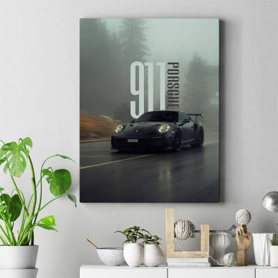 تابلو کنواس (بوم) پورشه  2 - Porsche 911 
