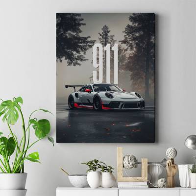تابلو کنواس (بوم) پورشه  3 - Porsche 911 