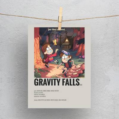 پولاروید(فتوکارت) آبشار جاذبه - Gravity Falls 3