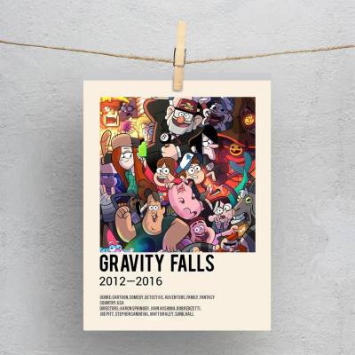 پولاروید(فتوکارت) آبشار جاذبه - 12 Gravity Falls 