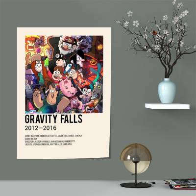 پوستر سیلک آبشار جاذبه - 12 Gravity Falls 